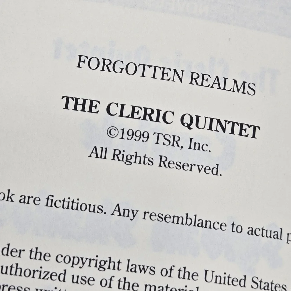 The Cleric Quintet Collector's Edition [Forgotten Realms]